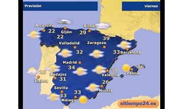 Previsión meteorológica de eltiempo24.es for Windows - Download it from Habererciyes for free